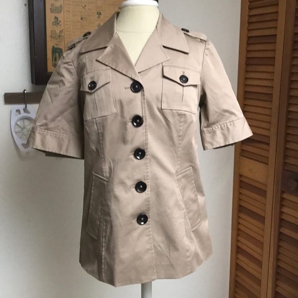 INC International Concepts Jackets & Blazers - Gently worn INC S/S light brown jacket